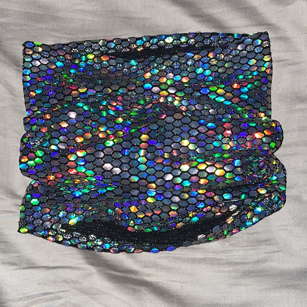 Last Chance! 🚨 Holographic Rave/Festival Gaiter/Infinity Scarf/Neck Warmer